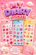 My Diary 3D Puffy Sticker Sheets