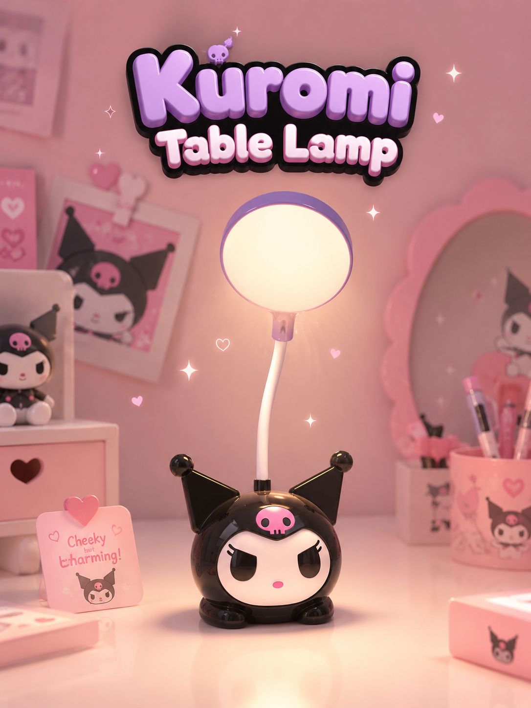 Cheeky Kuromi Ambient LED Desk Lamp