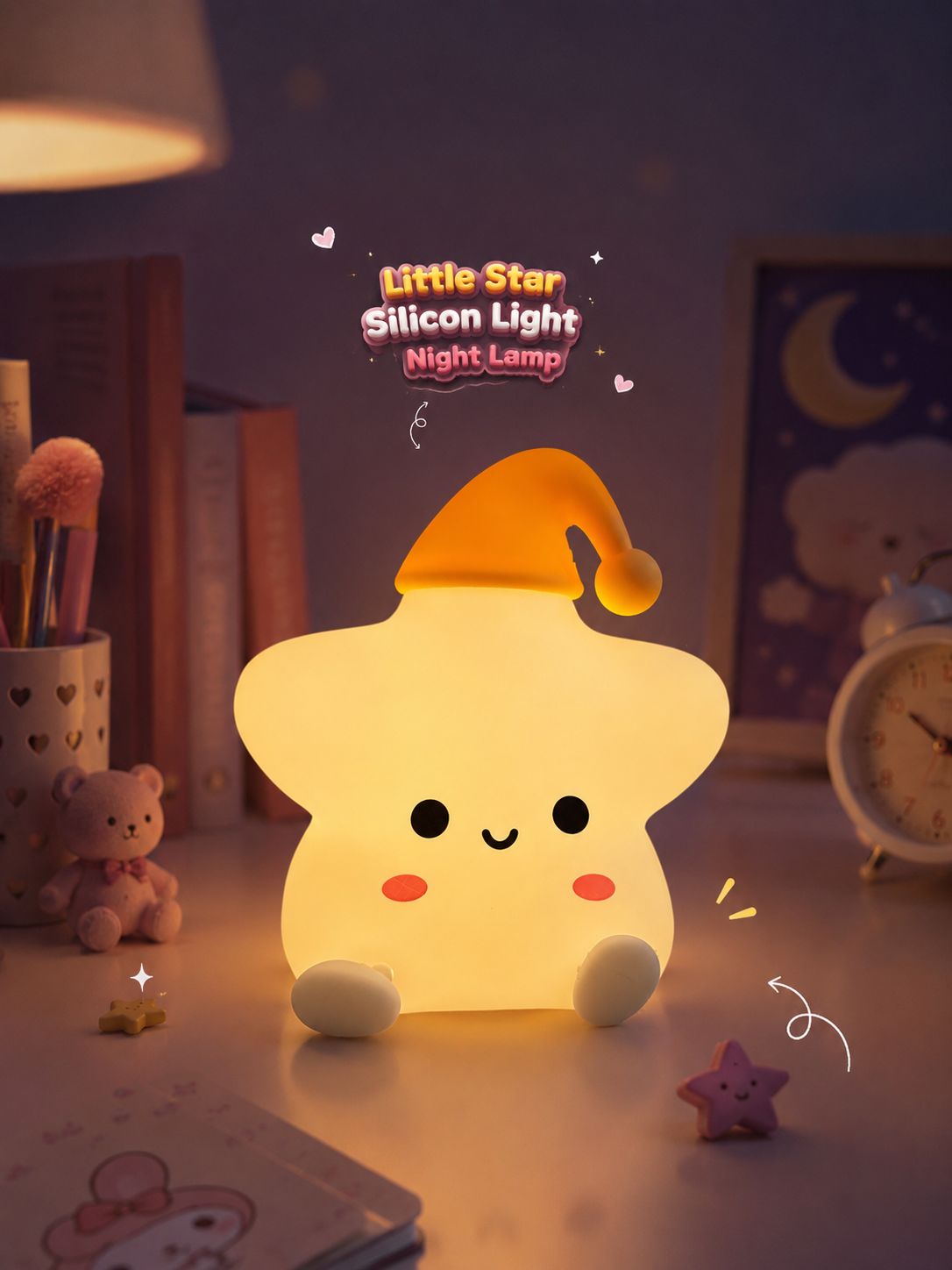 Little Star Silicone Night Lamp