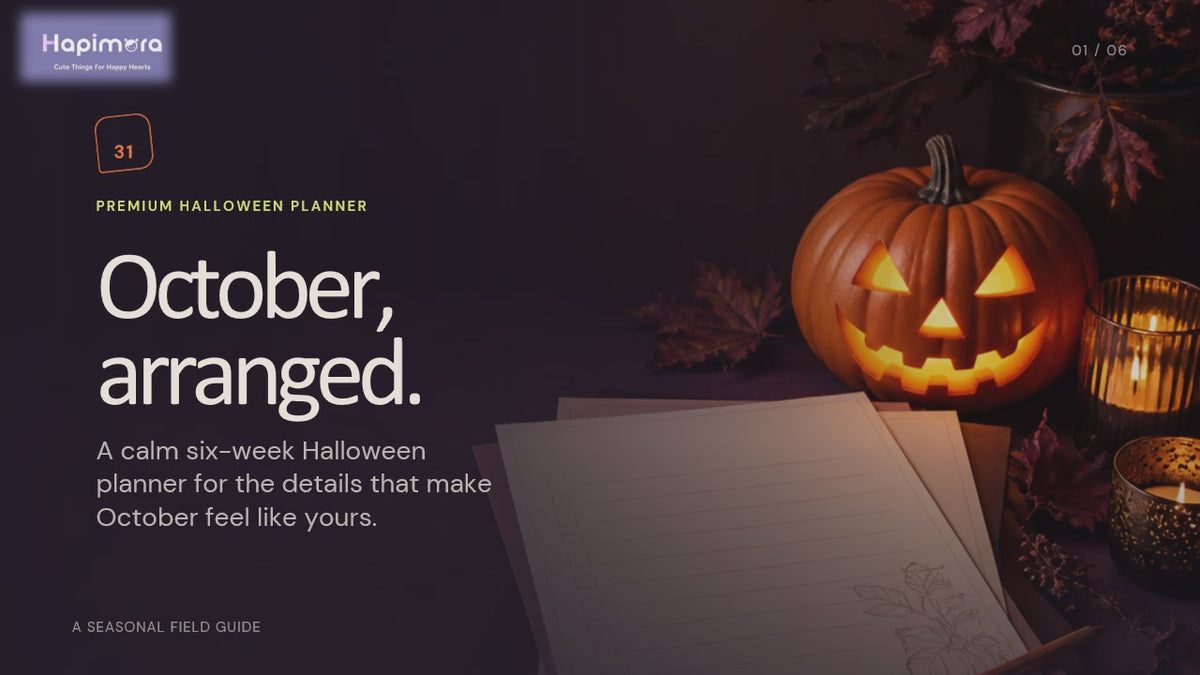 Interactive Halloween Planner & Digital Checklist App